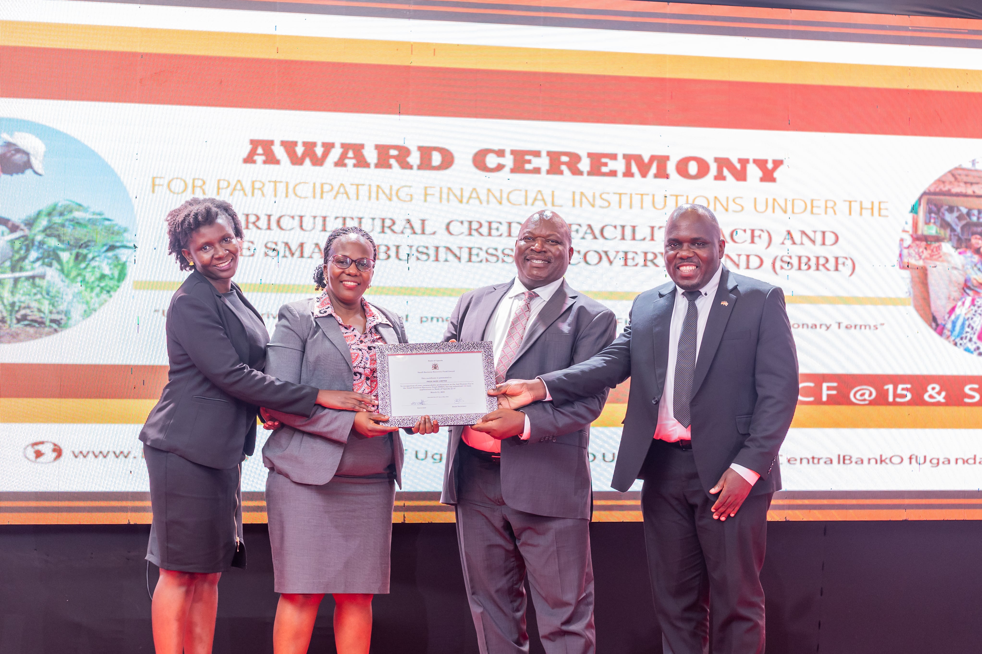 Pride Bank Limited Clinches Dual Recognition in BOU Awards for Agricultural and Small Business Credit Solutions